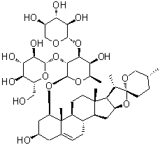 Saponin C, from Liriope muscari molecular structure (CAS 130551-41-6)