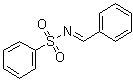 [N(E)]-N-(苯基亚甲基)苯磺酰胺分子结构 (CAS 130552-90-8)