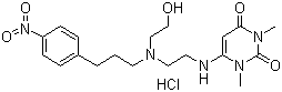 盐酸尼非卡兰分子结构 (CAS 130656-51-8)
