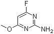 2-Amino-6-fluoro-4-methoxypyrimidine molecular structure (CAS 130687-25-1)