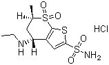 Dorzolomide hydrochloride molecular structure (CAS 130693-82-2)