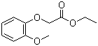 2-(2-甲氧基苯氧基)乙酸乙酯分子结构 (CAS 13078-21-2)