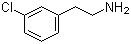 structure of CAS# 13078-79-0, 2-(3-Chlorophenyl)ethylamine;3-Chlorophenethylamine
