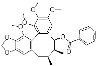 6-O-Benzoylgomisin O molecular structure (CAS 130783-32-3)