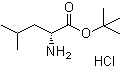 D-亮氨酸叔丁酯盐酸盐分子结构 (CAS 13081-32-8)