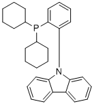 structure of CAS# 1308652-64-3, 9-[2-(Dicyclohexylphosphino)phenyl]-9H-carbazole;(2-carbazol-9-ylphenyl)-dicyclohexylphosphane