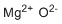 Magnesium oxide molecular structure (CAS 1309-48-4)