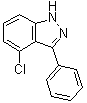 结构式 CAS# 13097-02-4, 4-氯-3-苯基-1H-吲唑