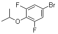 structure of CAS# 1309933-98-9, 5-Bromo-1,3-difluoro-2-(1-methylethoxy)benzene
