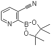 3-Cyanopyridine-2-boronic acid pinacol ester molecular structure (CAS 1309981-31-4)