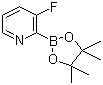 structure of CAS# 1309982-68-0, 3-Fluoropyridine-2-boronic acid pinacol ester;3-Fluoro-2-(4,4,5,5-tetramethyl-1,3,2-dioxaborolan-2-yl)pyridine
