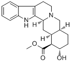 alpha-育亨宾分子结构 (CAS 131-03-3)