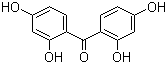 2,2',4,4'-Tetrahydroxybenzophenone molecular structure (CAS 131-55-5)