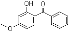 Oxybenzone molecular structure (CAS 131-57-7)
