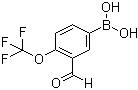 [3-Formyl-4-(trifluoromethoxy)phenyl]boronic acid molecular structure (CAS 1310383-91-5)
