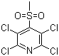 Methyl 2,3,5,6-tetrachloro-4-pyridyl sulfone  molecular structure (CAS 13108-52-6)