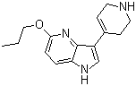 structure of CAS# 131084-35-0, CP 94253;5-Propoxy-3-(1,2,3,6-tetrahydro-4-pyridinyl)-1H-pyrrolo[3,2-b]pyridine