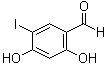 2,4-Dihydroxy-5-iodobenzaldehyde molecular structure (CAS 131088-03-4)