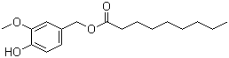 Vanillyl nonanoate molecular structure (CAS 131119-10-3)