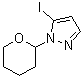 结构式 CAS# 1311197-82-6, 5-碘-1-(四氢-2H-吡喃-2-基)-1H-吡唑