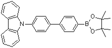 结构式 CAS# 1311408-02-2, 4-(咔唑-9-基)联苯-4'-硼酸频哪醇酯