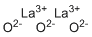 Lanthanum oxide  molecular structure (CAS 1312-81-8)