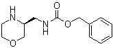 Benzyl N-[[(3S)-morpholin-3-yl]methyl]carbamate molecular structure (CAS 1312161-63-9)