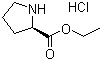 结构式 CAS# 131477-20-8, D-脯氨酸乙酯盐酸盐