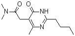 2-Butyl-1,6-dihydro-N,N,4-trimethyl-6-oxo-5-pyrimidineacetamide molecular structure (CAS 1315478-13-7)