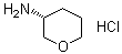 结构式 CAS# 1315500-31-2, (3R)-四氢-2H-吡喃-3-胺盐酸盐