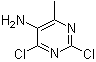 2,4-Dichloro-6-methylpyrimidin-5-amine molecular structure (CAS 13162-27-1)