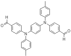 N,N'-Di(4-formylphenyl)-N,N'-di(4-methylphenyl)-p-phenylenediamine molecular structure (CAS 131660-39-4)
