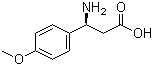 (S)-3-Amino-3-(4-methoxyphenyl)propionic acid molecular structure (CAS 131690-56-7)