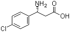 structure of CAS# 131690-61-4, (R)-3-Amino-3-(4-chlorophenyl)propionic acid