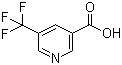 structure of CAS# 131747-40-5, 5-(Trifluoromethyl)nicotinic acid;5-(Trifluoromethyl)-3-pyridinecarboxylic acid