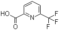结构式 CAS# 131747-42-7, 6-(三氟甲基)吡啶-2-甲酸