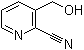 3-(Hydroxymethyl)-2-pyridinecarbonitrile molecular structure (CAS 131747-56-3)