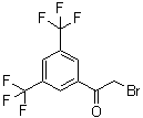 结构式 CAS# 131805-94-2, 1-[3,5-二(三氟甲基)苯基]-2-溴乙酮