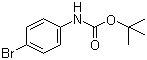 N-(tert-Butoxycarbonyl)-4-bromoaniline molecular structure (CAS 131818-17-2)