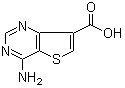 4-Aminothieno[3,2-d]pyrimidine-7-carboxylic acid molecular structure (CAS 1318242-98-6)