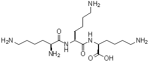 L-Lysyl-L-lysyl-L-lysine molecular structure (CAS 13184-14-0)