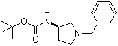 结构式 CAS# 131878-23-4, [(3R)-1-(苄基)吡咯烷-3-基]氨基羧酸叔丁酯
