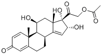 Budesonide 1,4,14-Triene Triol Impurity molecular structure (CAS 131918-72-4)
