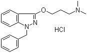 Benzidamine hydrochloride  molecular structure (CAS 132-69-4)