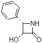 structure of CAS# 132127-34-5, (3R,4S)-3-Hydroxy-4-phenyl-2-azetidinone;(3R-cis)-3-Hydroxy-4-phenyl-2-azetidinone