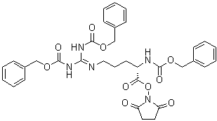 structure of CAS# 132160-73-7, (10S)-10-[[(2,5-Dioxo-1-pyrrolidinyl)oxy]carbonyl]-3-oxo-1-phenyl-5-[[(phenylmethoxy)carbonyl]amino]-2-oxa-4,6,11-triazadodec-4-en-12-oic acid phenylmethyl ester