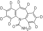 Carbamazepine-D10 molecular structure (CAS 132183-78-9)