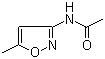 N-(5-Methyl-1,2-oxazol-3-yl)acetamide molecular structure (CAS 13223-74-0)