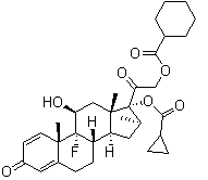 Dexamethasone cipecilate molecular structure (CAS 132245-57-9)