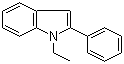 structure of CAS# 13228-39-2, 1-Ethyl-2-phenylindole;N-Ethyl-2-phenylindole